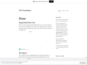 Preview of  thetlg.wordpress.com