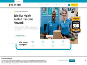 Preview of  theupsstorefranchise.com