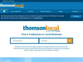 Preview of  thomsonlocal.com