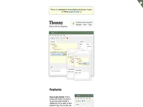 Preview of  thonny.org