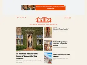 Preview of  thrillist.com