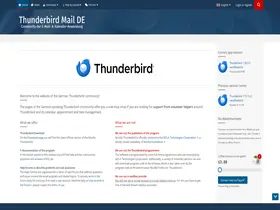 Preview of  thunderbird-mail.de