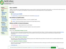 Preview of  tightvnc.com