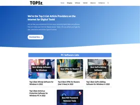 Preview of  top5z.com