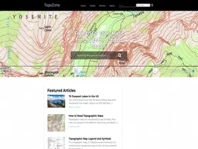 Preview of  topozone.com