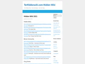 Preview of  torhiddenwiki.com