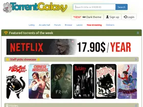 Preview of  torrentgalaxy.to