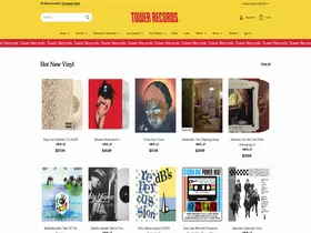 Preview of  towerrecords.com