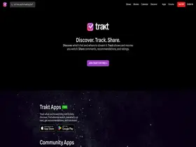 Preview of  trakt.tv