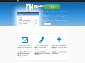 Preview of  trash-mail.com