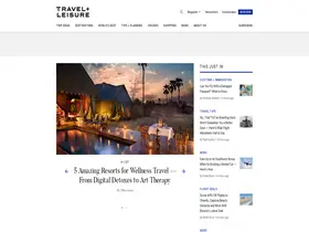 Preview of  travelandleisure.com