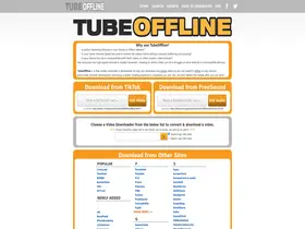 Preview of  tubeoffline.com