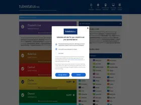 Preview of  tubestatus.net