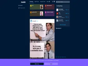 Preview of  tumblr.com