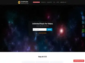 Preview of  tunepocket.com