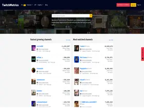 Preview of  twitchmetrics.net
