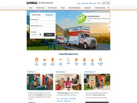 Preview of  uhaul.com