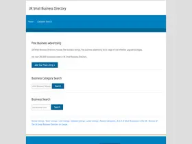 Preview of  uksmallbusinessdirectory.co.uk