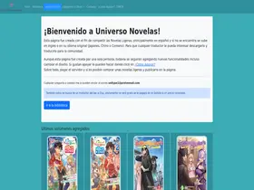 Preview of  universonovelas.com