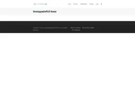 Preview of  unstoppableplr.com