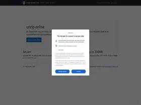 Preview of  unzip-online.com