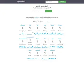 Preview of  updownradar.com