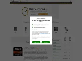 Preview of  userbenchmark.com