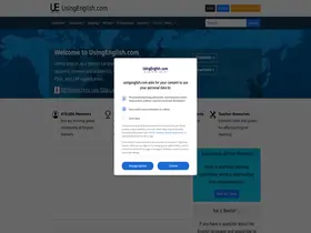 Preview of  usingenglish.com