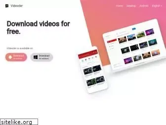 Preview of  videoder.net