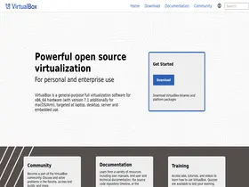 Preview of  virtualbox.org