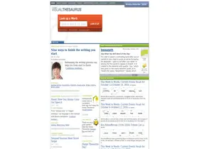 Preview of  visualthesaurus.com