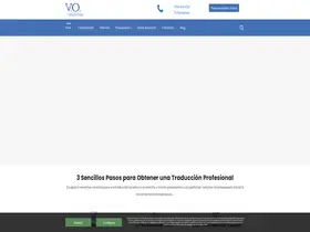 Preview of  vo-traducciones.com