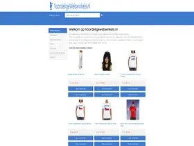 Preview of  voordeligewebwinkels.nl