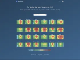 Preview of  weatherspark.com