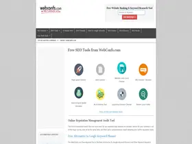 Preview of  webconfs.com