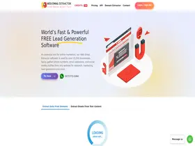 Preview of  webemailextractor.com