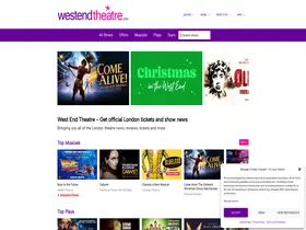 Preview of  westendtheatre.com