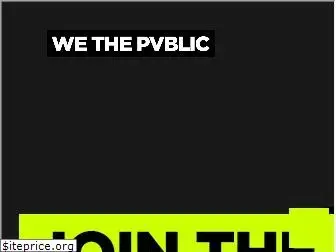 Preview of  wethepvblic.com