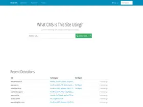 Preview of  whatcms.org