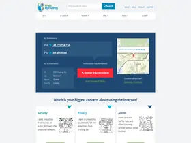 Preview of  whatismyipaddress.com