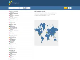 Preview of  whatsmydns.net