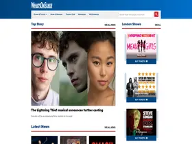 Preview of  whatsonstage.com