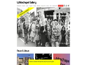 Preview of  whitechapelgallery.org