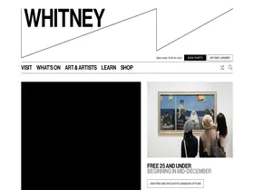 Preview of  whitney.org