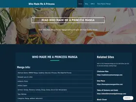 Preview of  whomademeaprincessmangaonline.com