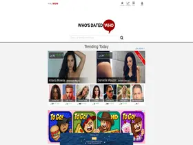 Preview of  whosdatedwho.com