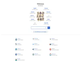 Preview of  wiktionary.org