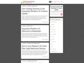 Preview of windowstechies.com