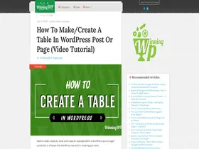Preview of  winningwp.com
