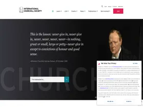 Preview of  winstonchurchill.org